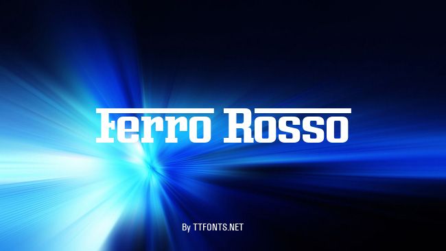 Ferro Rosso example